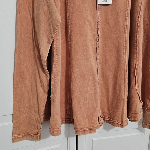 Ces Femme Organic Cotton Burnt Orange Top. NWT - Picture 5 of 13
